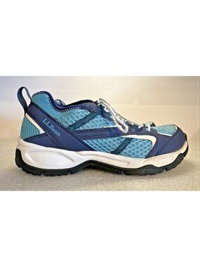 LL Bean Women’s Athletic Shoes Size 9 Trail Hiking Running Sneakers Blue 287148